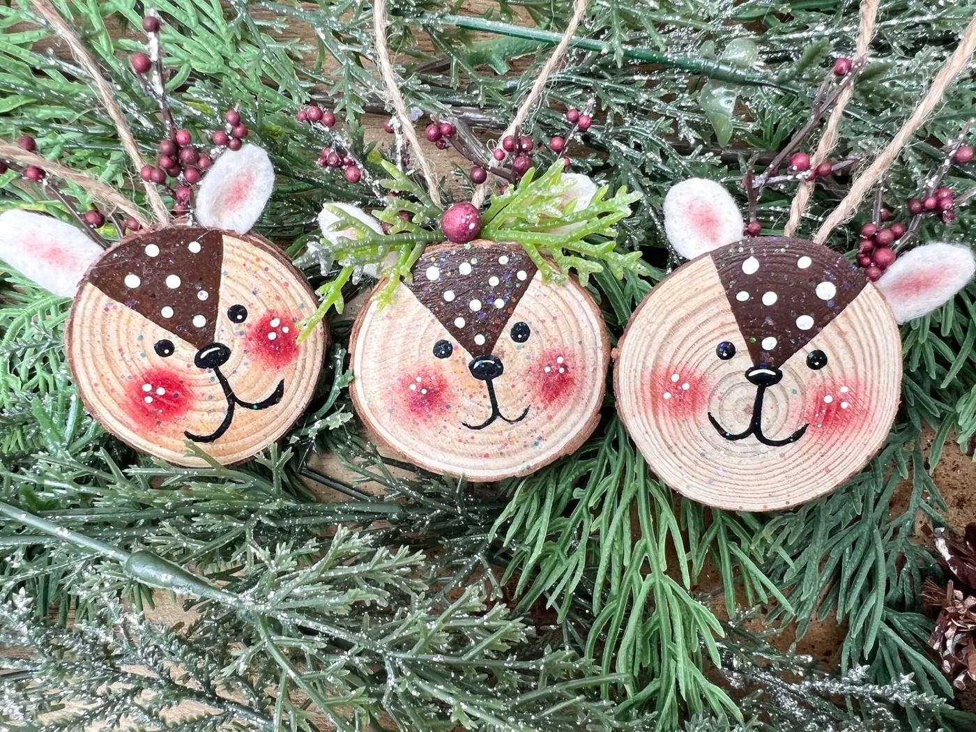Diy Ornaments Unbranded Wood Seasonal Ornaments DIY: How To Make Rustic  Wood Slice Tree Ornaments