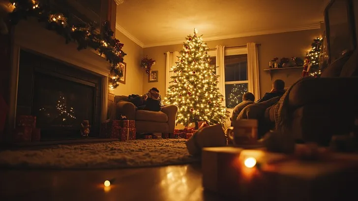 Download Cozy Christmas Evening Image - Christmas, Family, Festive |  StockCake