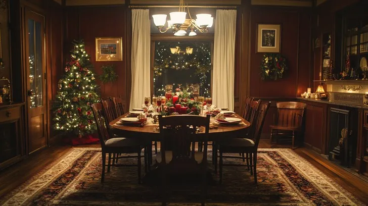 Download Cozy holiday dinner Image - Holiday, Christmas, Dinner | StockCake