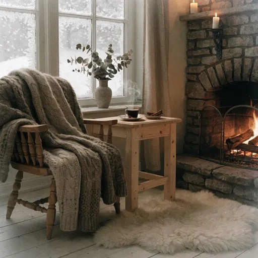 Download Cozy Winter Retreat Image - Cozy, Winter, Cabin | StockCake