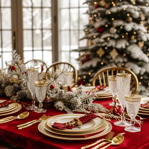 Download Festive Dinner Setting Image - Christmas, Holiday, Dinner |  StockCake