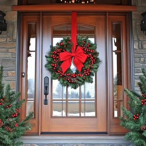 Download Festive Door Decor Image - Holiday, Wreath, Door | StockCake