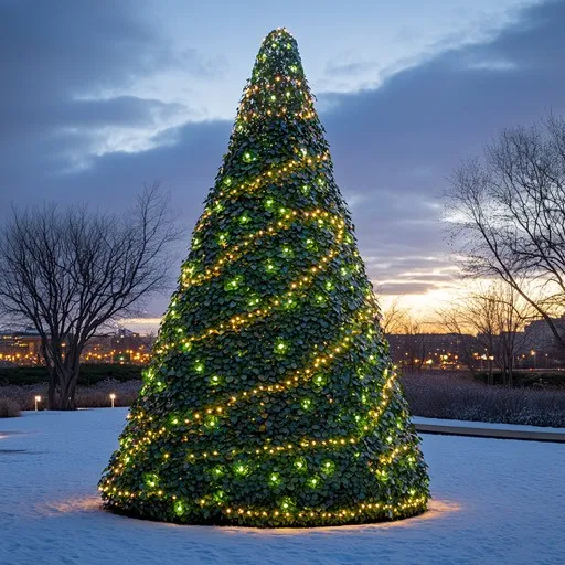 Download Illuminated Christmas tree Image - Christmas, Tree, Illuminated |  StockCake