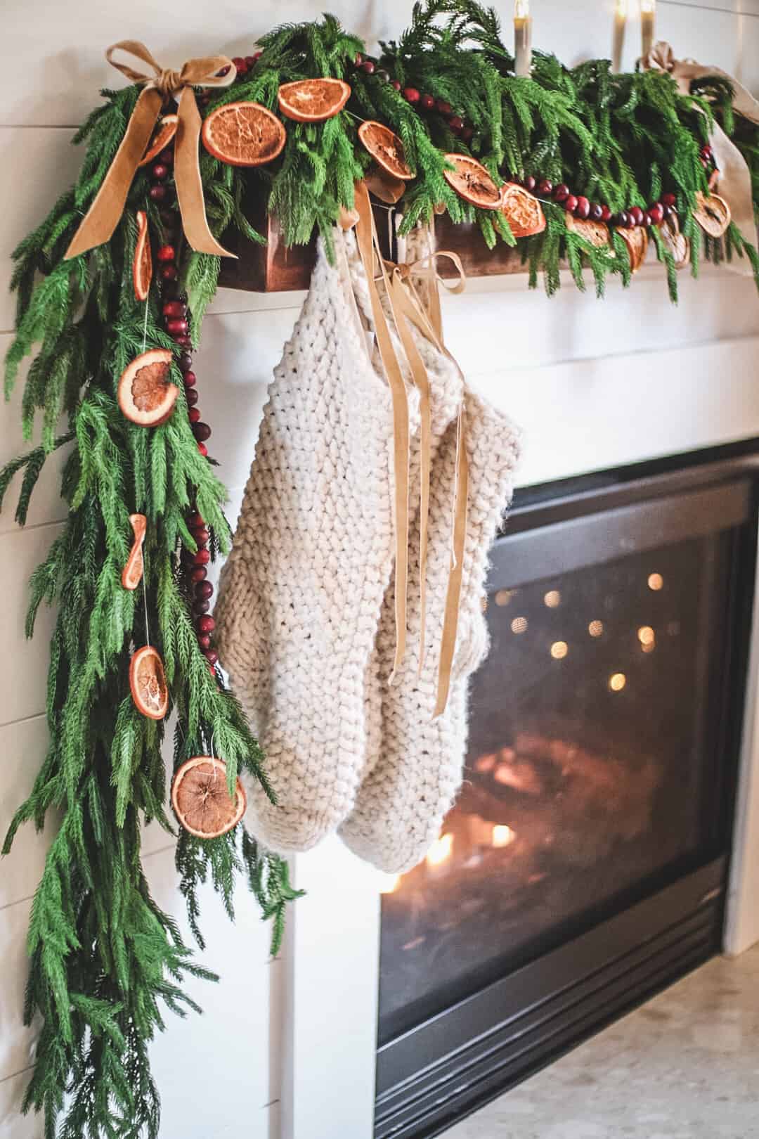 Easy Air Fryer Dried Orange Garland For Christmas - Cassie Jean