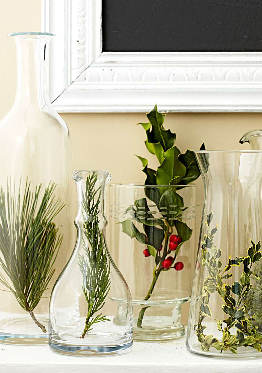 Easy Holiday Decorating with Glass