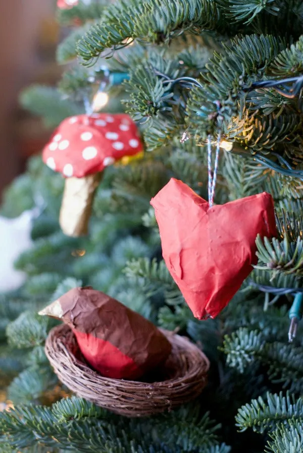 Easy Paper Mache Christmas Ornaments Christmas Paper Mache Ideas Red Ted  Art Kids Crafts