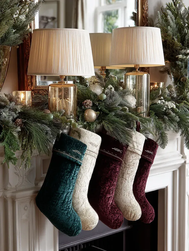 Effortless Christmas Mantel Decor: Farmhouse Style Secrets! 🎄