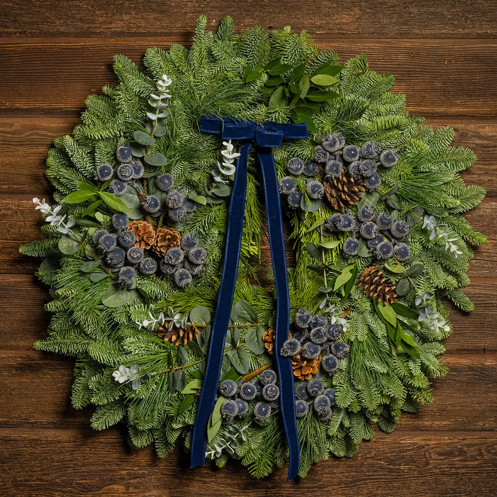 Elevate your holiday season with an authentic, real Christmas wreath, –  Lynch Creek Farm
