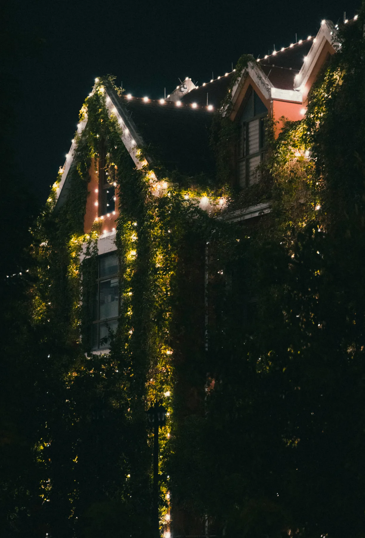 Exterior Holiday Lighting | {Pound Ridge, New York|Pound Ridge, NY} | Lit  Landscapes