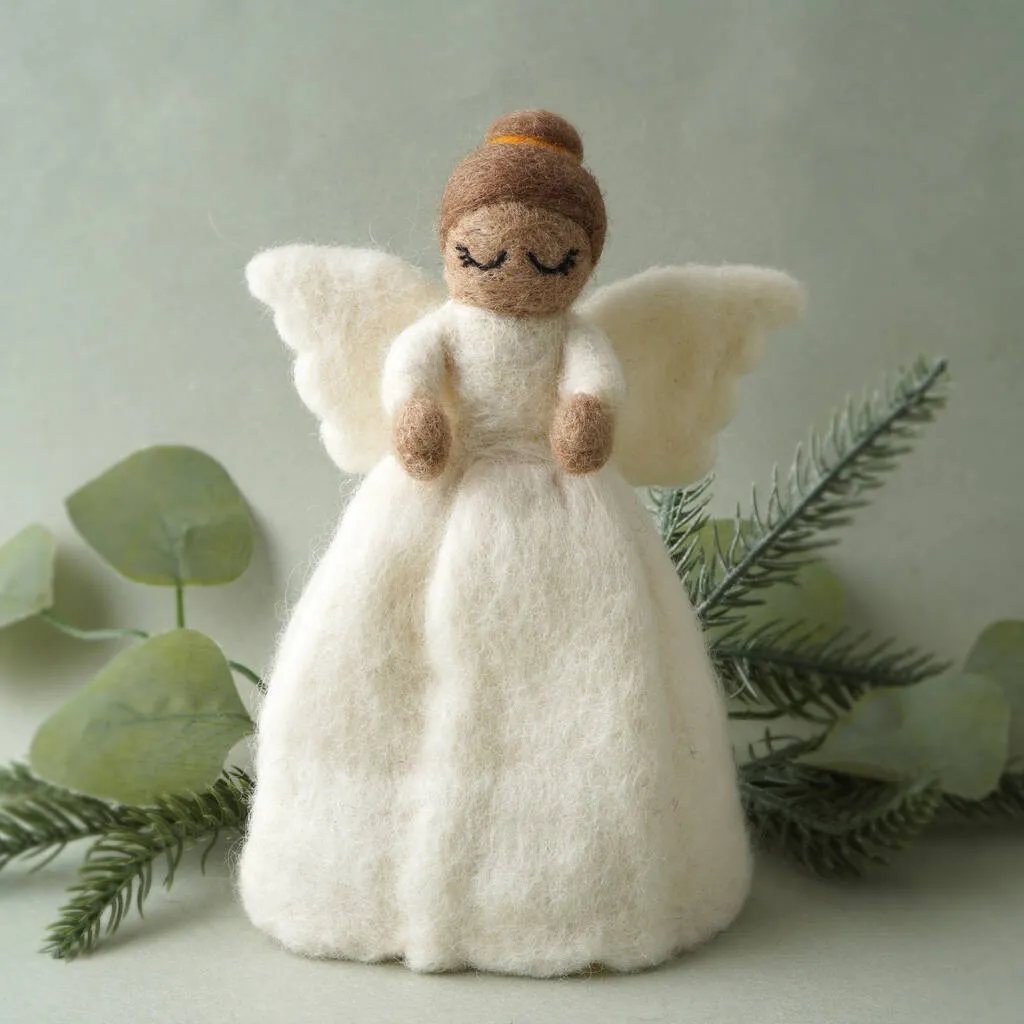 Felt Festive Christmas Angel Tree Topper | Festive Decor | Christmas  Decoration | Seasonal Tree Topper | Ornament By CGB Giftware