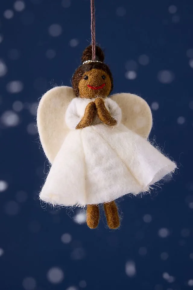 Felt So Good Christmas Angel Felt Ornament | Anthropologie ES