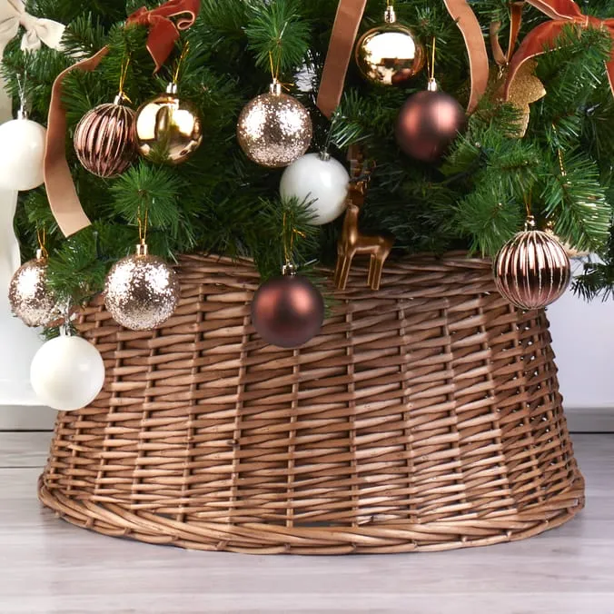 Festive Feeling Christmas Willow Tree Skirt | Home Bargains