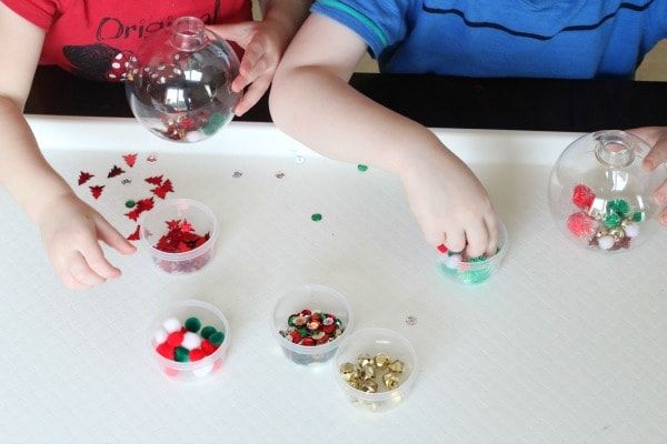 Fill the Ball: Kid-Made Christmas Ornaments