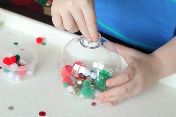 Fill the Ball: Kid-Made Christmas Ornaments