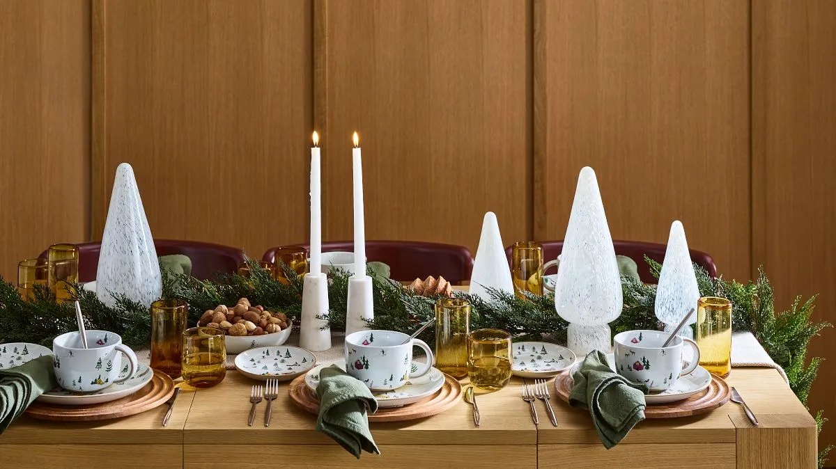 Foundations Glass Tabletop Trees - Modern Holiday Decor | West Elm West Elm  Christmas Tree Base