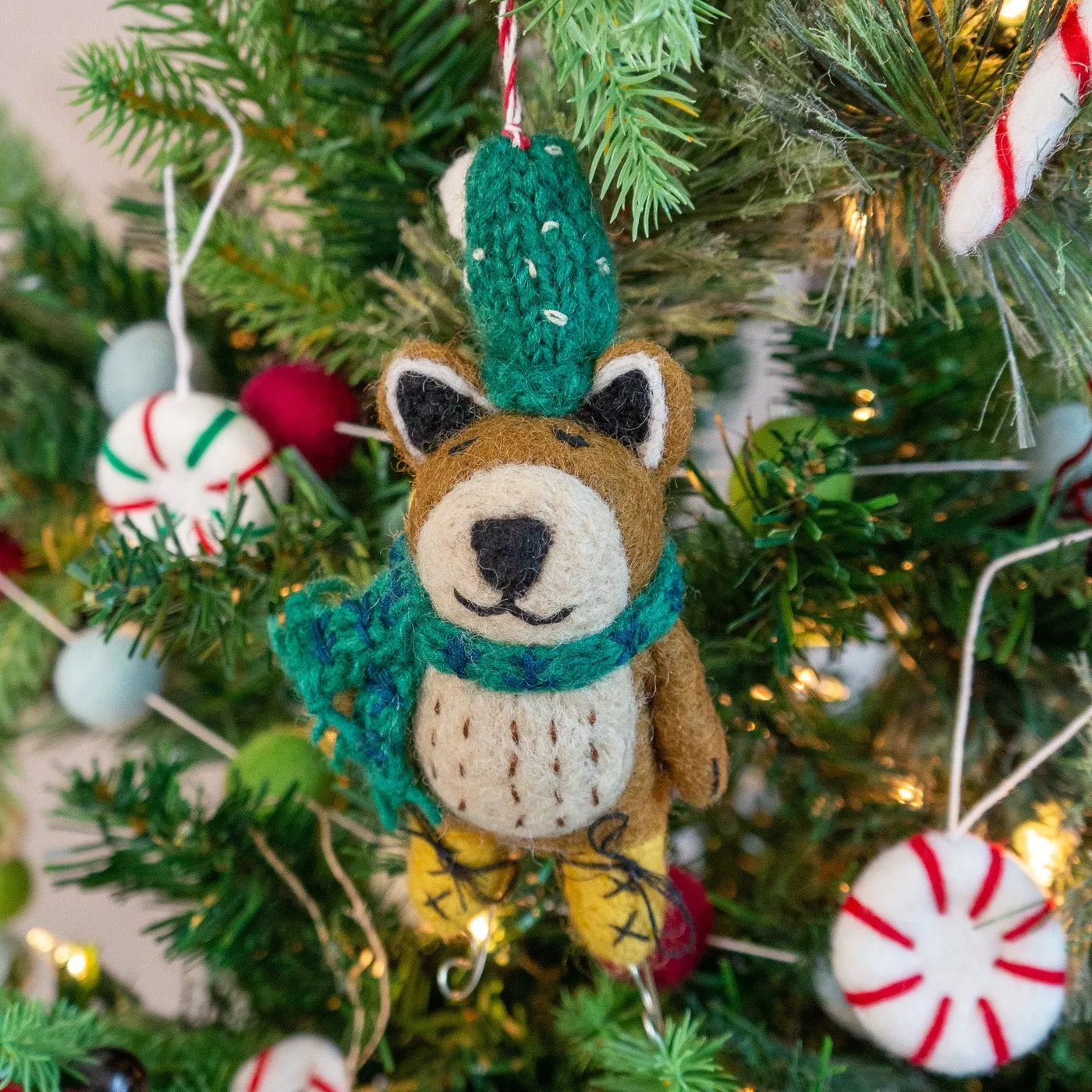 Friendsheep Eco Ornaments. Hand Made, Fair Trade, Cruelty Free.