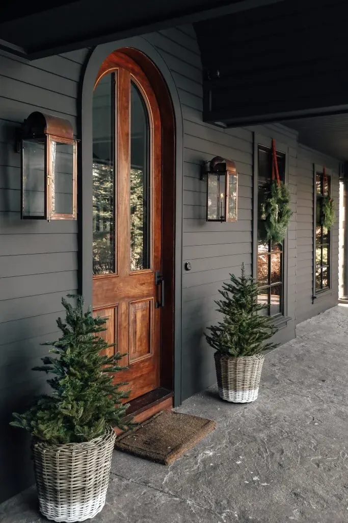 Front Door Decor Inspiration for the Holidays