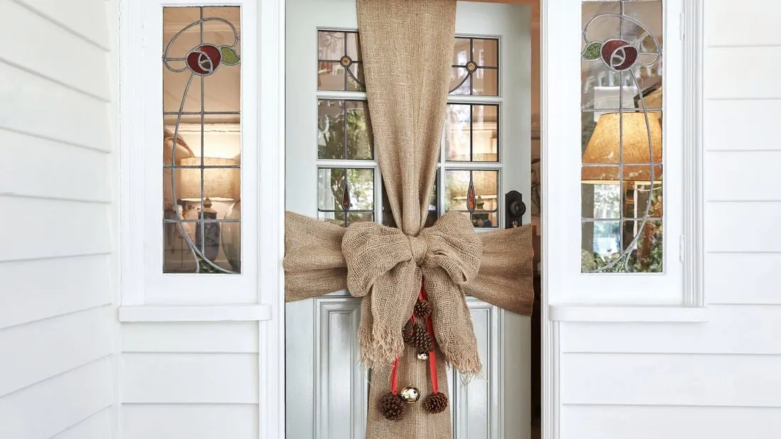 Front Door Professional Bow Decoration | Big Selling Ribbon – That  Organized Home