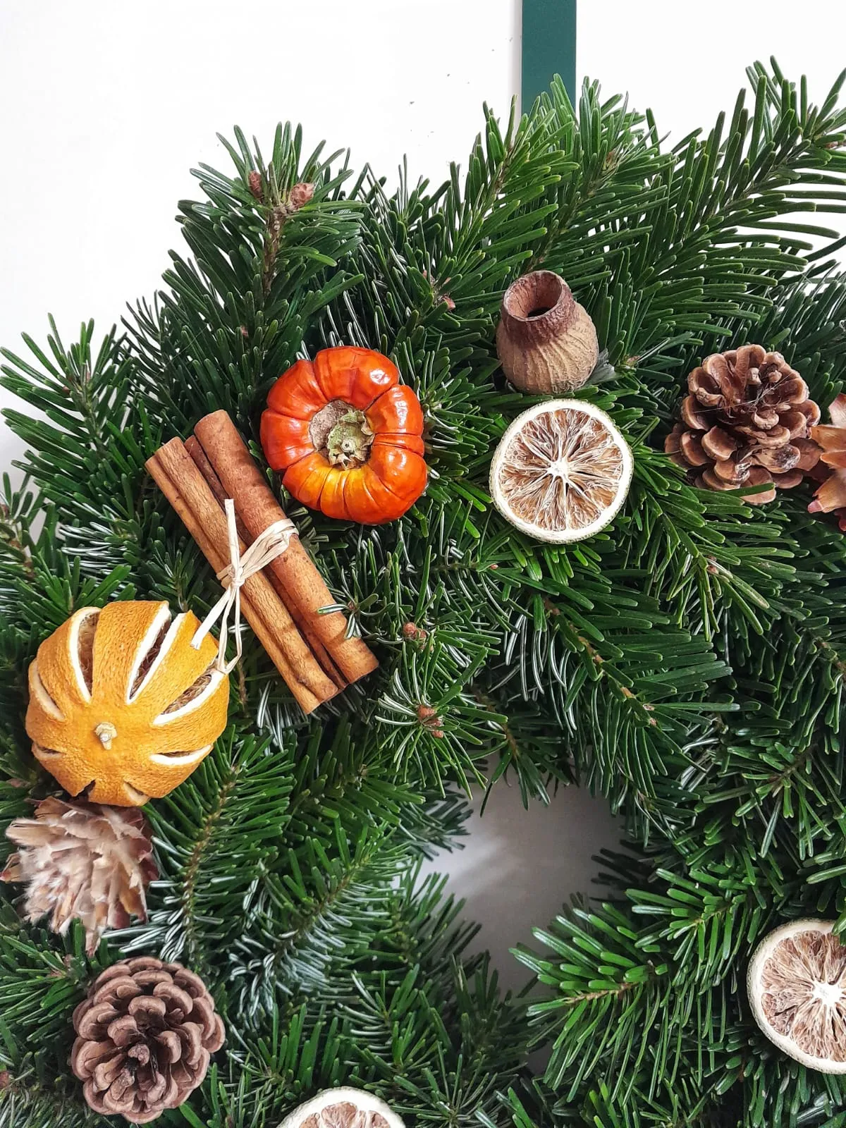 Fruity Christmas Wreath | Noble Fir & Dried Fruit | Lower Hope Festive