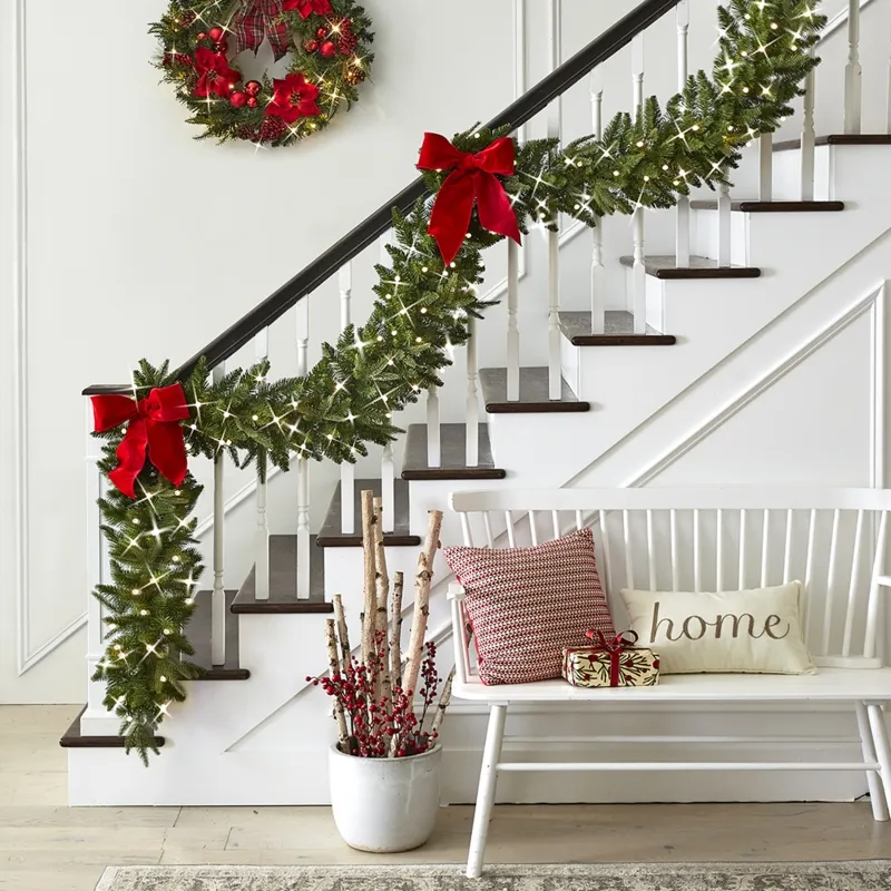 Garlands On Banisters - Designer Picks | Foter