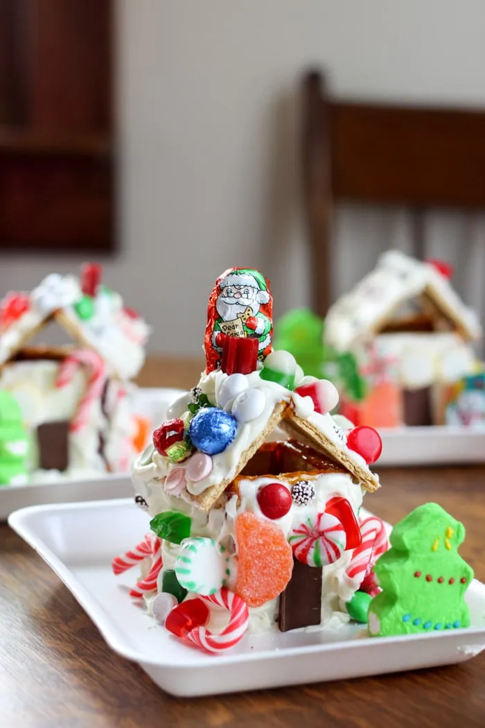 Gingerbread House with Graham Crackers - Cleverly Simple