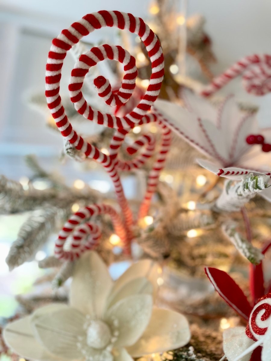 Gingerbread Peppermint Candy Pick - Festive Christmas Decor – DesignedBy  The Boss