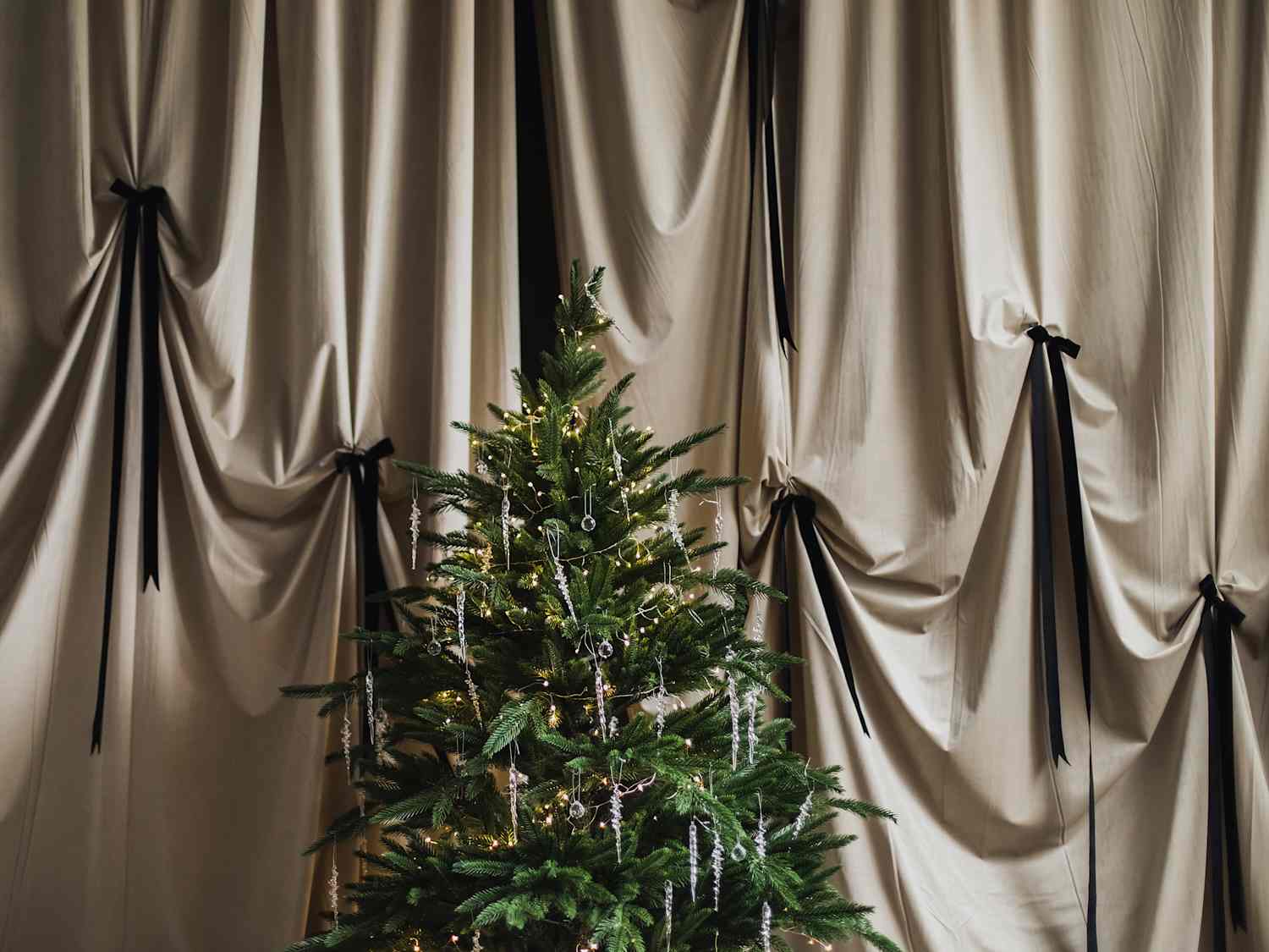 Glass Icicle Christmas Tree Ornaments Are Going Viral | Apartment Therapy