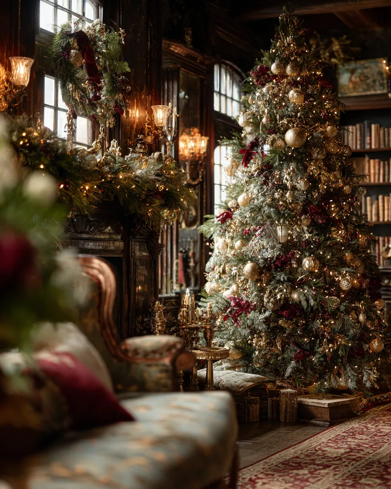 Gothic Grandeur Christmas: Darkly Romantic Holiday Vibes 🦇