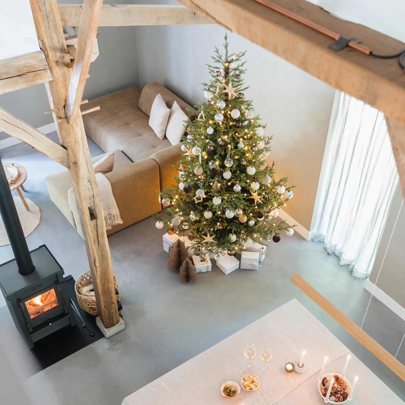 Green artificial Christmas tree Noan 260 cm – PE/PVC