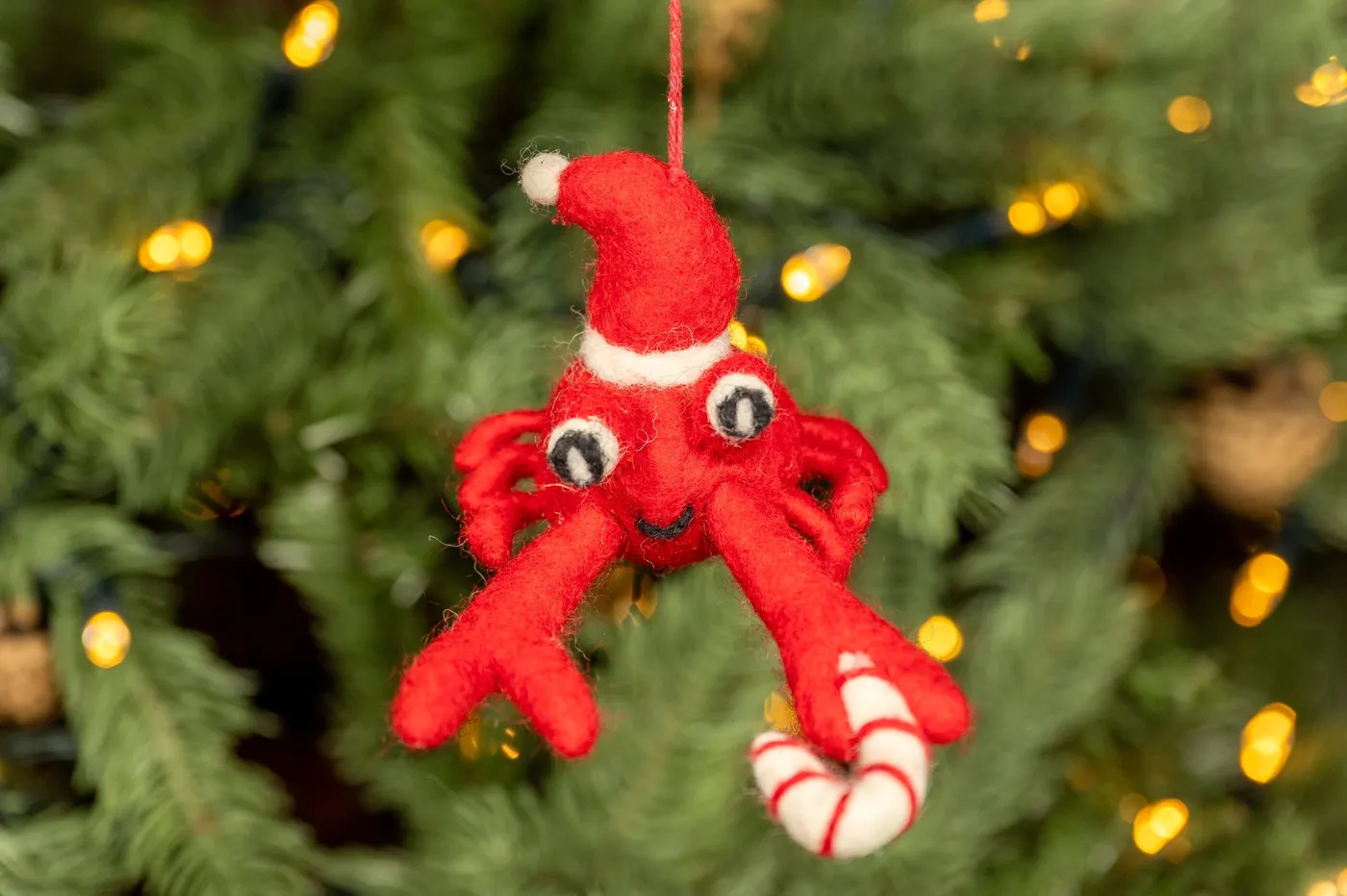 Handmade Crab Felt Tree Decoration | Save the Children Shop Christmas Tree  Decoration