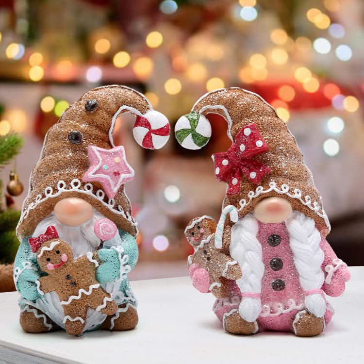 Hodao Christmas Gnomes Decorations with Christmas Tree ,Gifts and cand