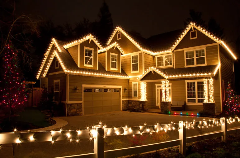 Holiday Light Installation | Christmas Light Installation | Sparkling Image