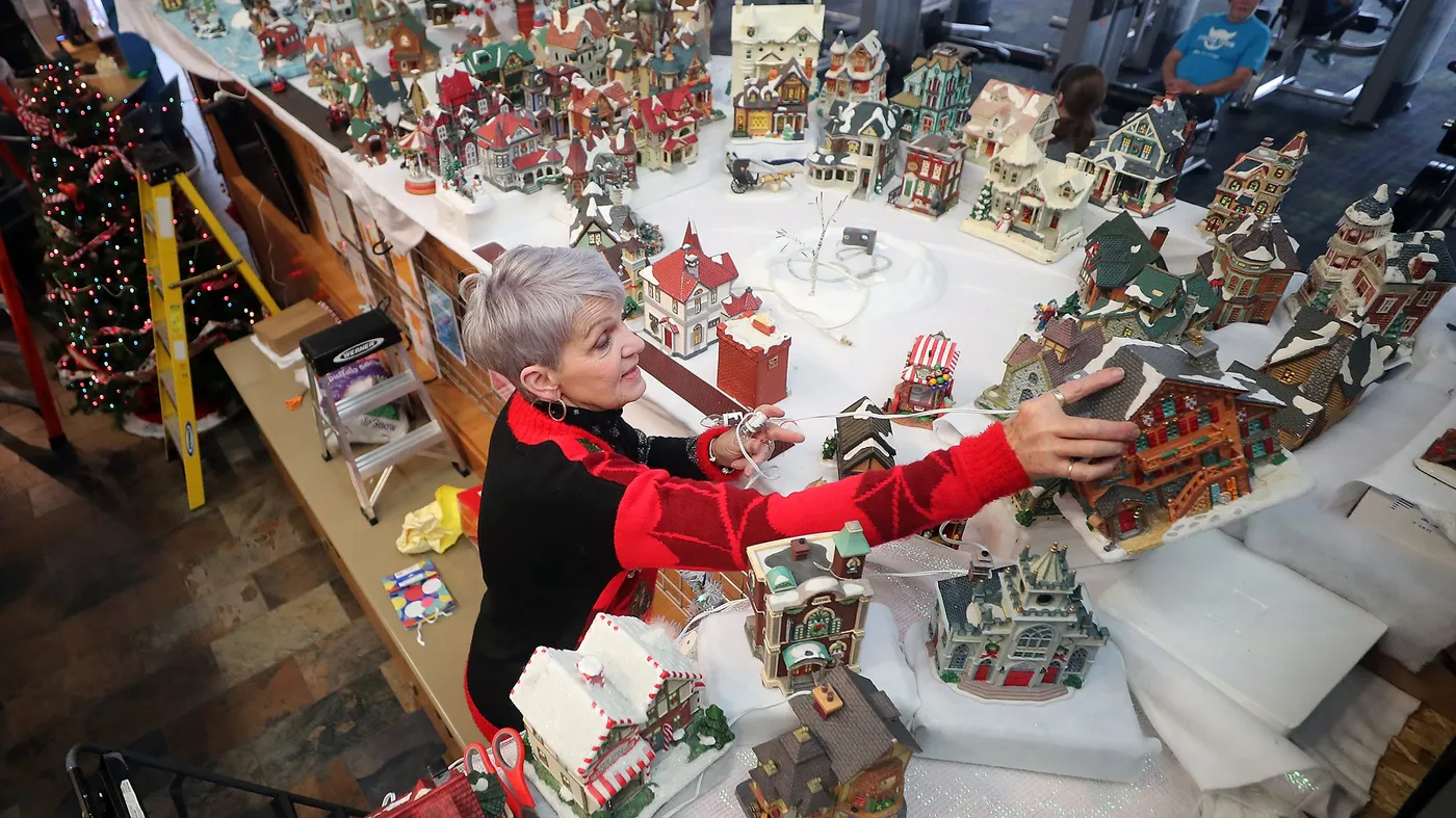 Holiday village of miniatures grows every year at Haselwood Family YMCA