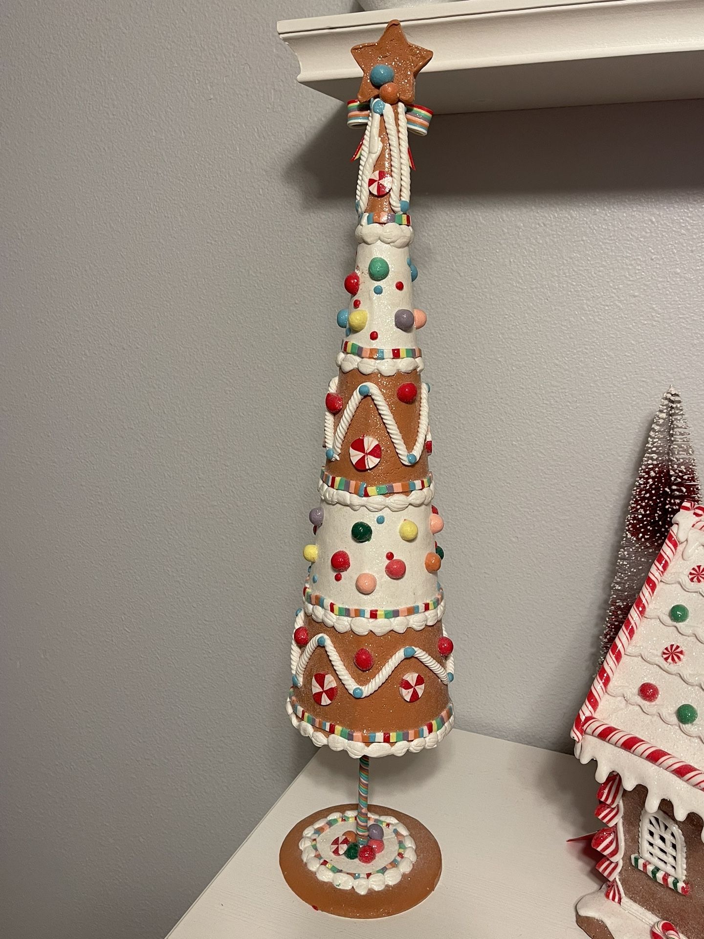 Home Goods Large Gingerbread House | TikTok Cupcakes and Cashmere Large  Gingerbread Gumdrop Pastel Christmas Tree 27”
