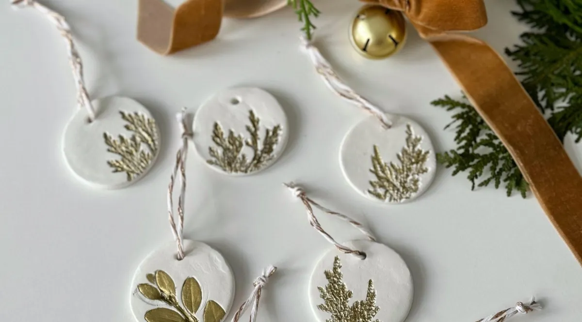 Homemade Ceramic Seasonal Ornaments Nativity Ornament Handmade Ornaments  White Pottery Ceramic Ornament Manger Scene Farmhouse French