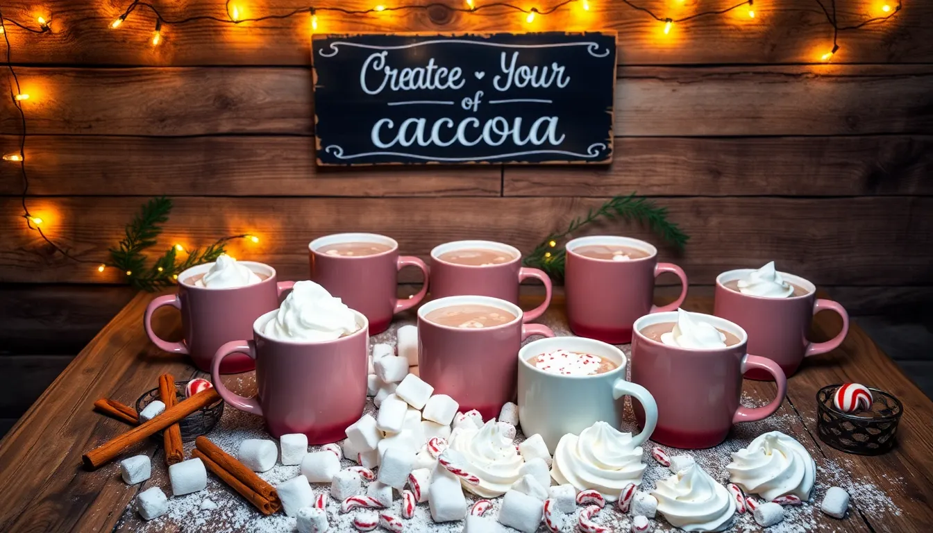 Hot Cocoa Bar Ideas: 12 Toppings + Setup