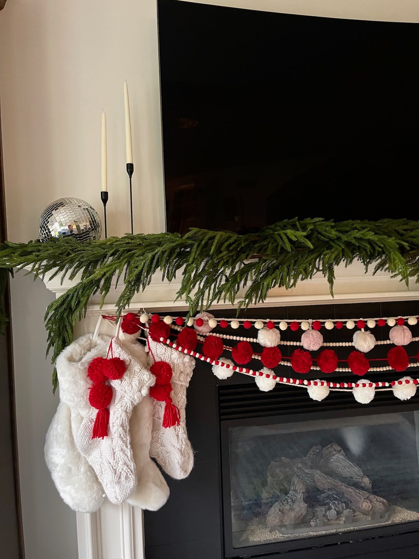 How to Create a Colorful Holiday Mantel - Life Love Larson