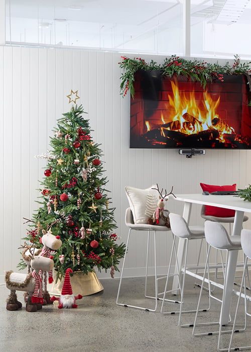 How To Decorate Your Office for Christmas - Pillow Talk Comfort Journal