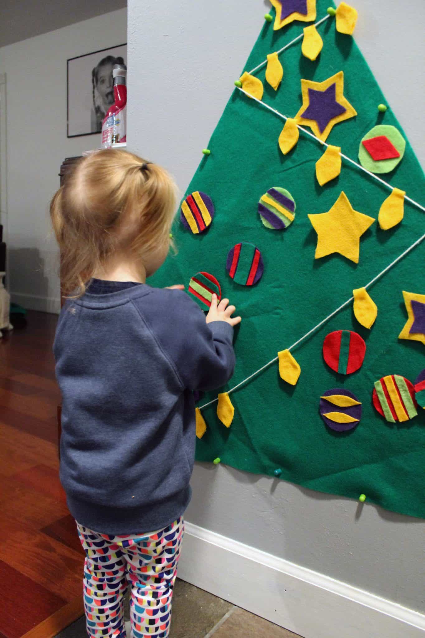 How To Make A DIY Felt Christmas Tree - Lisa Mecham