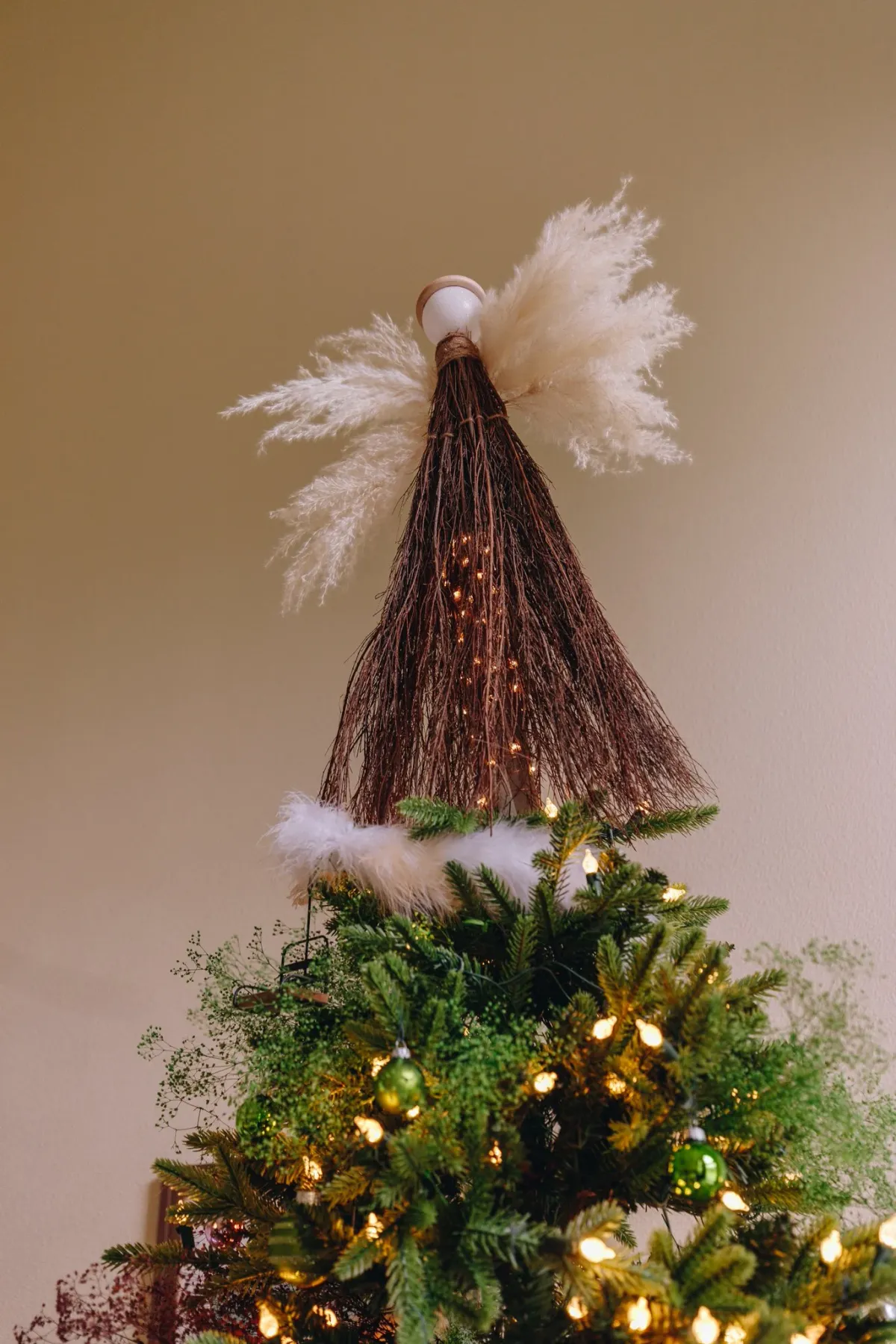 How to Make a Festive Christmas Angel Out of an Ordinary Cinnamon Broom —  Bindle & Brass Trading Company