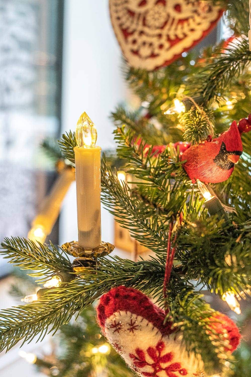 How to Make DIY Antique Style Christmas Tree Candles - Bless'er House
