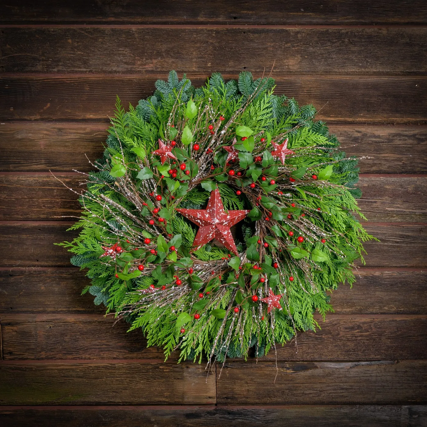 How We Make Our Fresh Evergreen Wreaths – Lynch Creek Farm