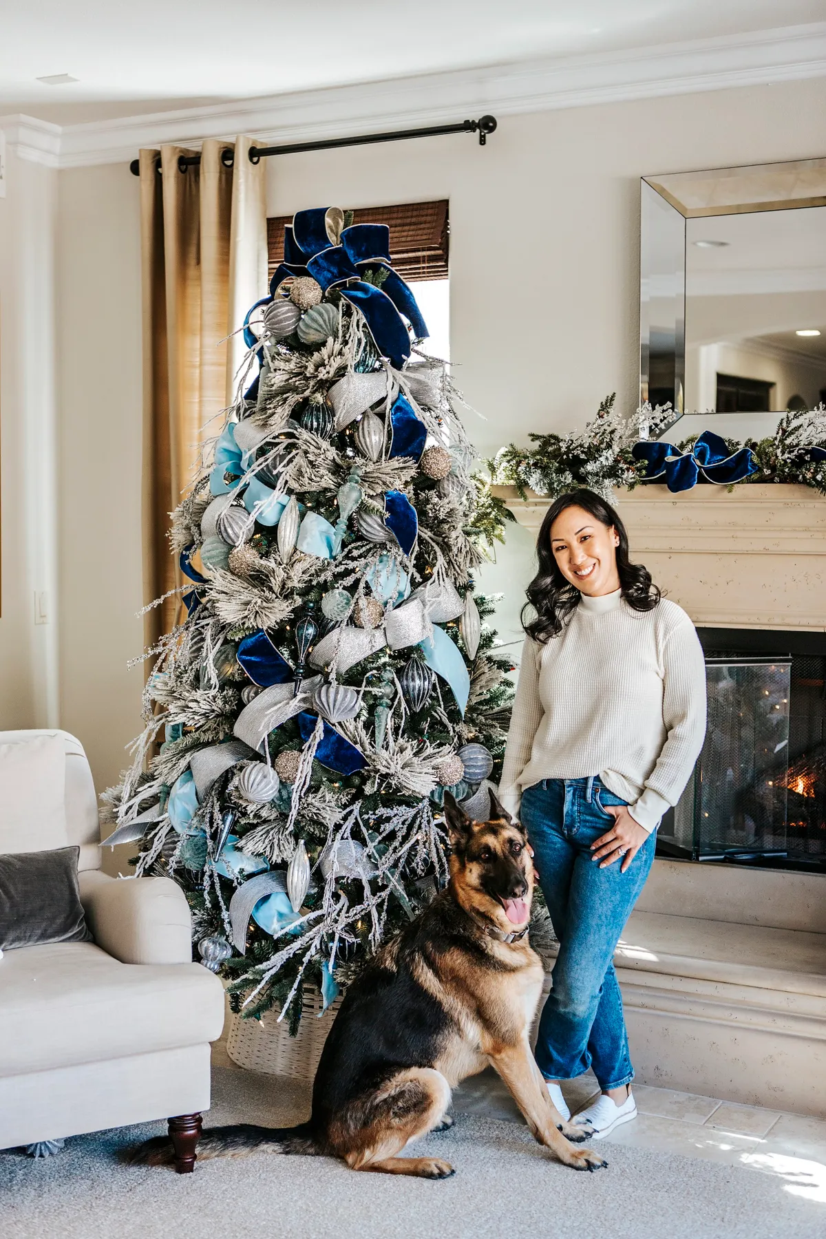 ICE BLUE WONDERLAND — Hearth Holiday Design | Bay Area Holiday Decorating  Services