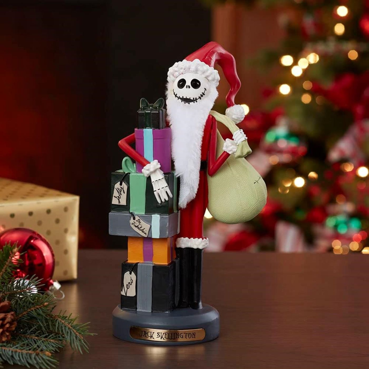Kurt Adler Wooden Nutcrackers, Nightmare Before Christmas Jack Skellin