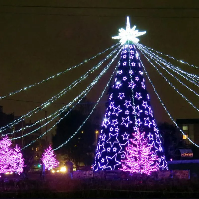 Large Outdoor LED Christmas Tree for Plazas and Malls – Faux Natural: Best  Realistic Artificial Trees for Commercial Indoor Outdoor Use