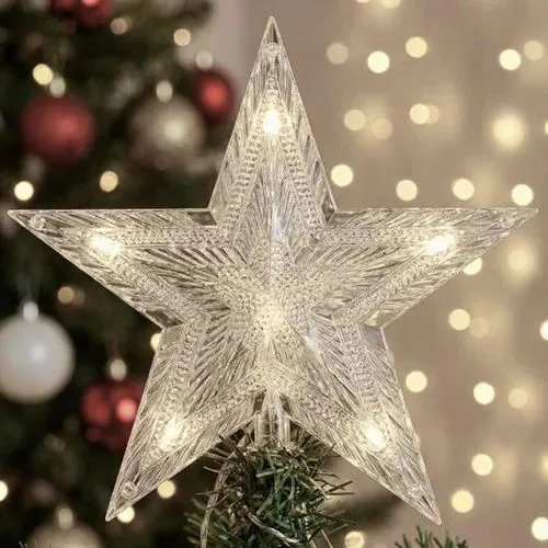 LED Star Christmas Tree Topper Light Glittering Tree Ornament for Indoor  Outdoor Xmas Decor at ₹ 350/piece | Navi Mumbai | ID: 2858073913062