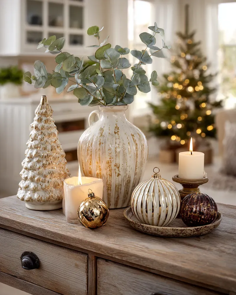 ✨ Luxurious Christmas Vignette Ideas: Elevate Your Holiday Decor ⚜️