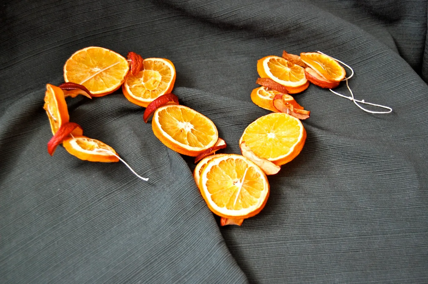 Making Fruit Garlands for the Winter Solstice – Author M. A. Phillips
