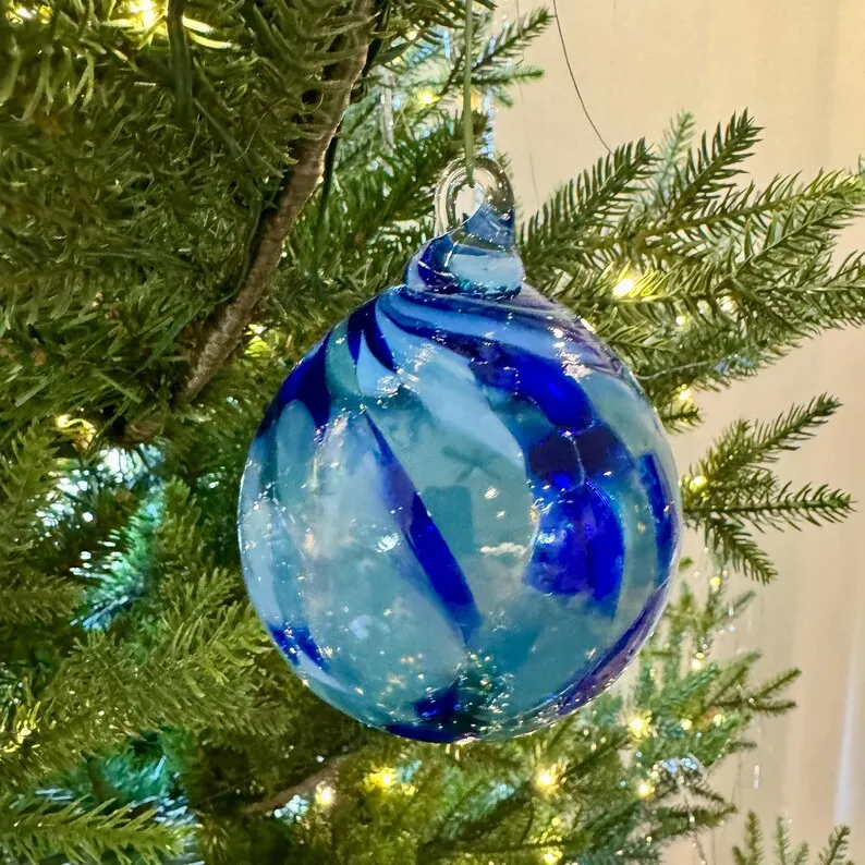 Malibu Handmade Glass Ornament