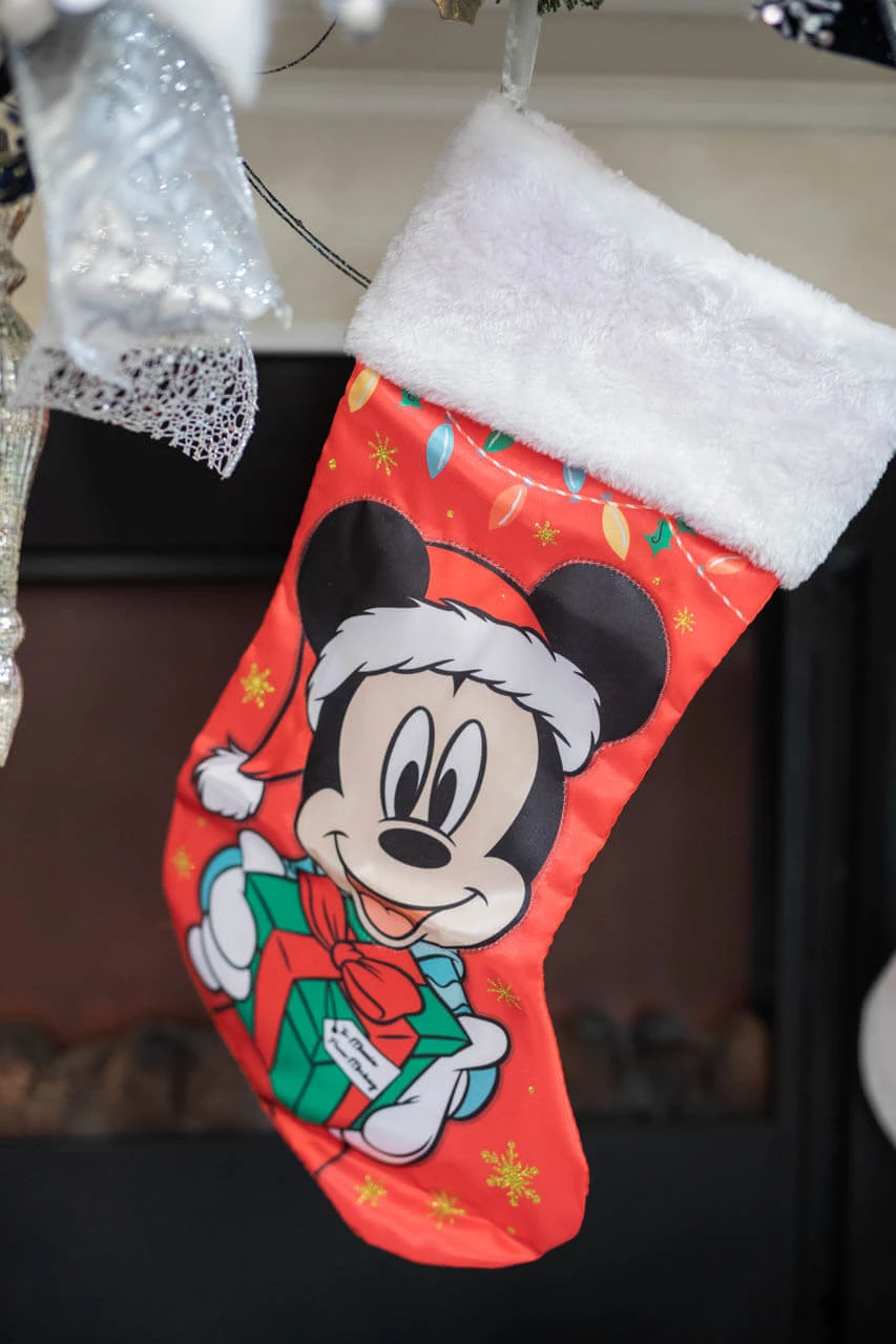 Mickey Mouse with Present Stocking